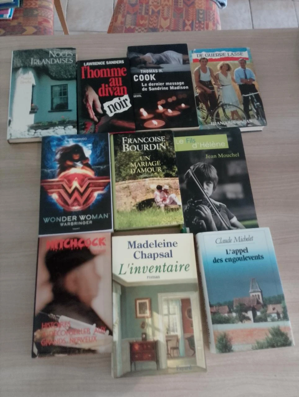 Roman grand volume lot de 10 (offre pour le Week-end)